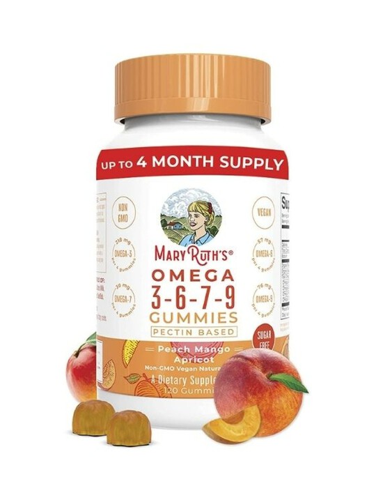 Mary Ruth's Omega 3679 Gummies (120 Count) edamama