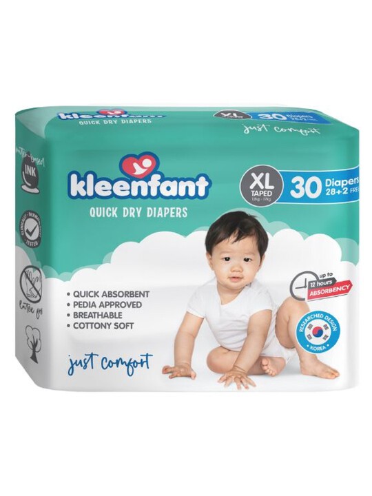 Kleenfant Diaper Taped XL (30 pcs) edamama