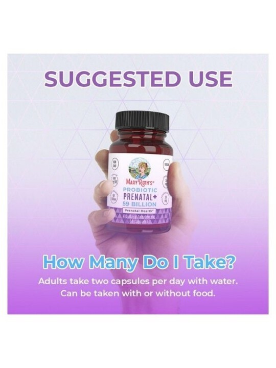 Mary Ruth's Probiotic Prenatal (60 Count) edamama