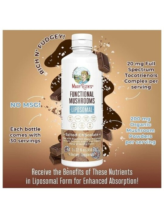 Mary Ruth's Functional Mushrooms Liposomal (15.22oz) | edamama