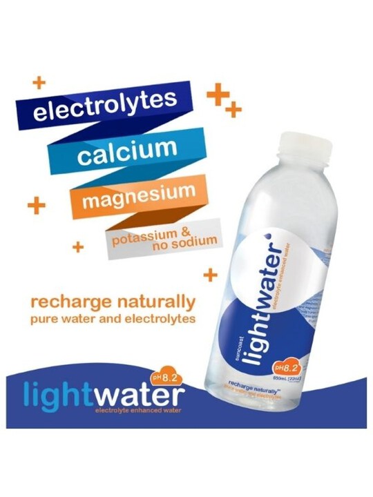 Lightwater Electrolyte Enhanced Water (650 ml) (Pack of 6) edamama