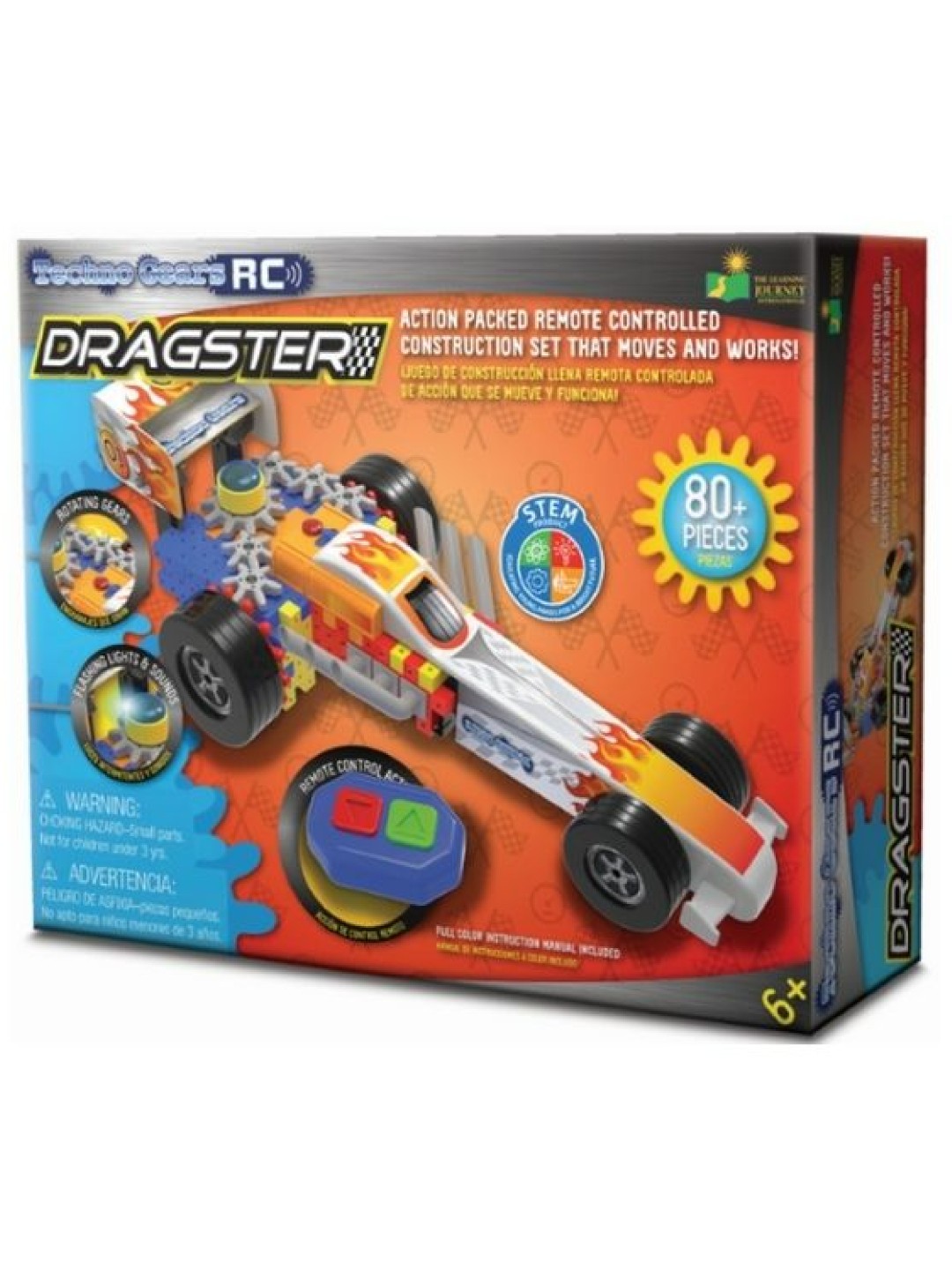 The Learning Journey Techno Gears Remote Control Dragster edamama