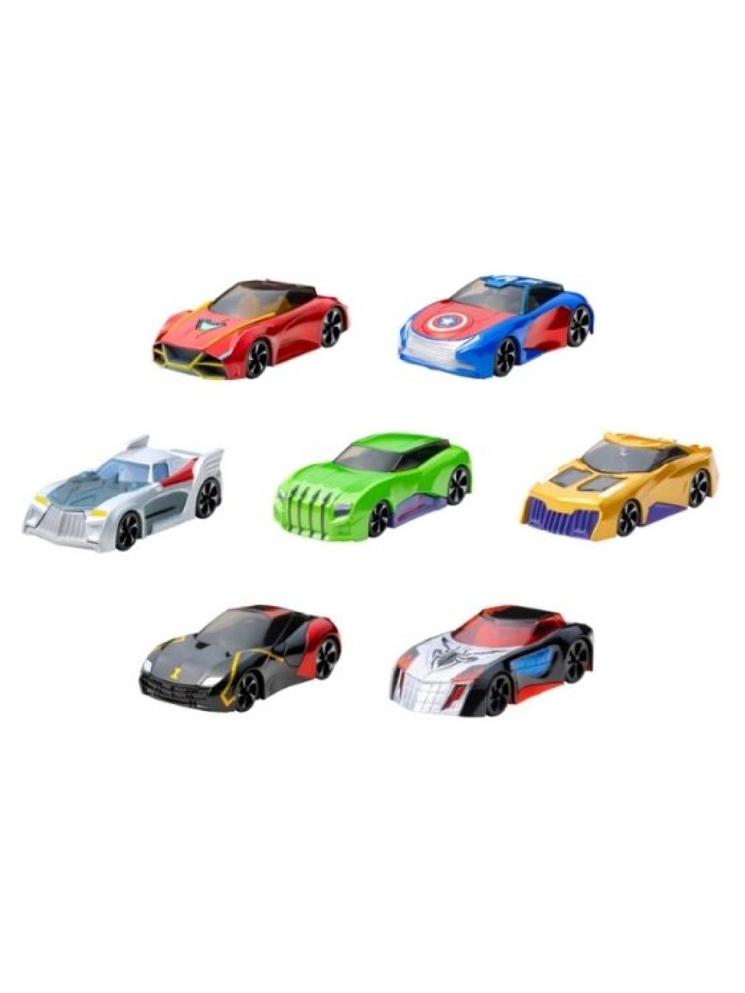 Disney Multipack Marvel Racing Car (Set of 7) edamama