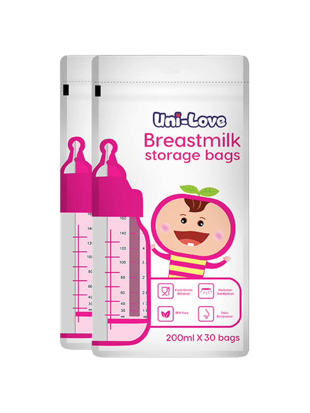 Unilove Breastmilk Storage Bags (2Pack)