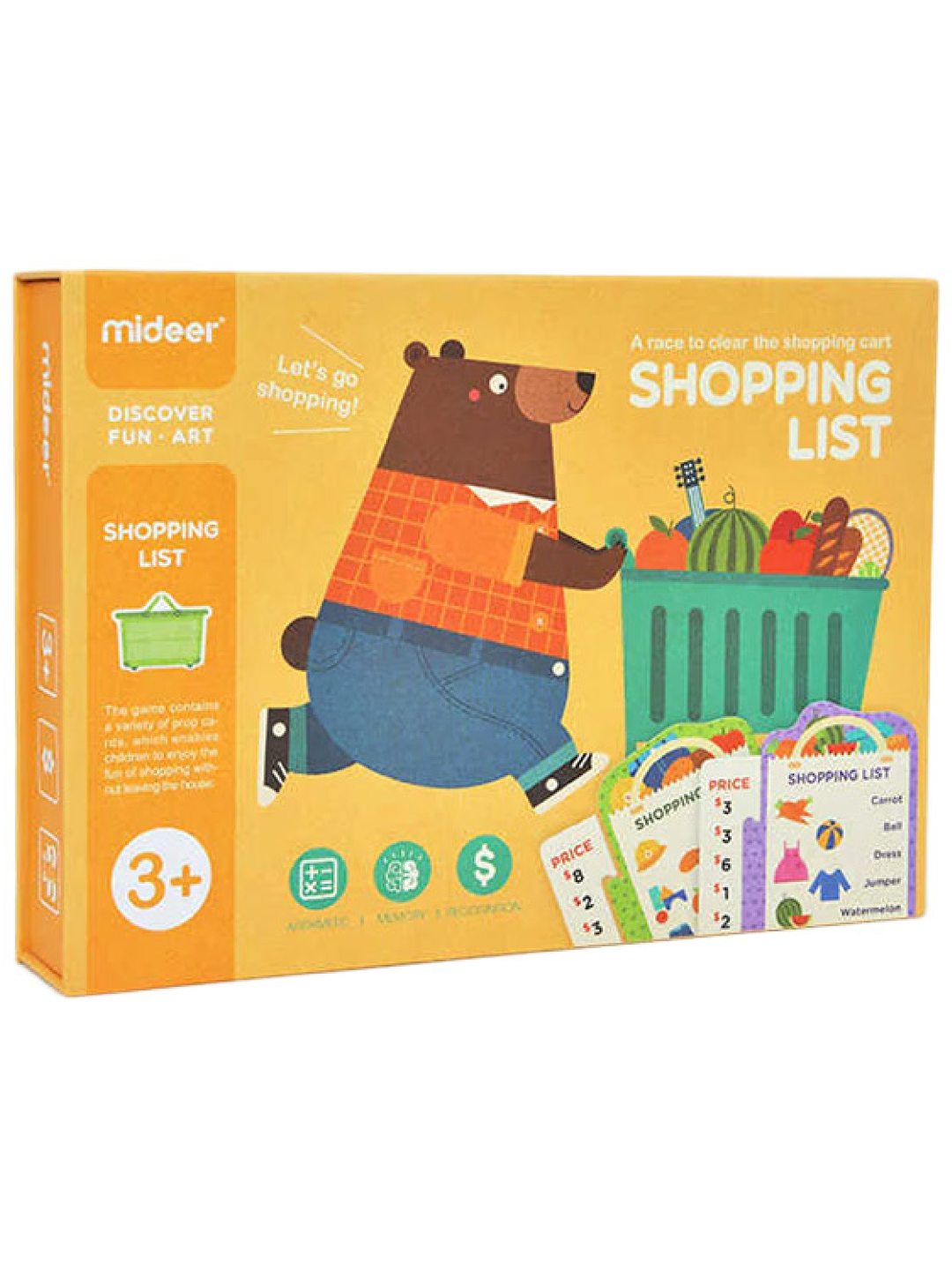 MiDeer Shopping List Board Game edamama